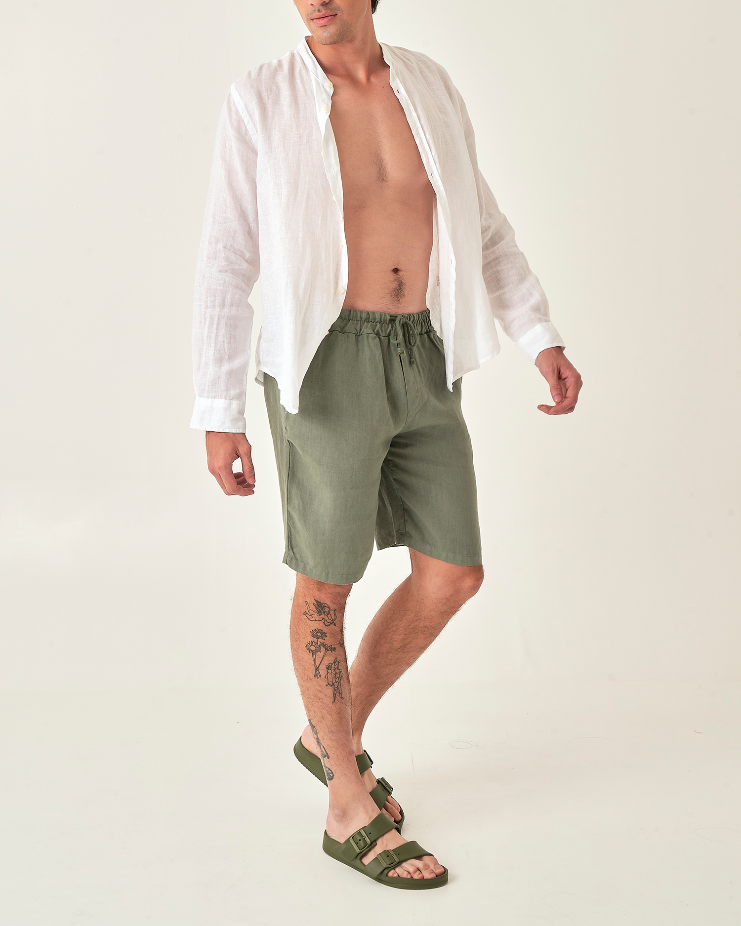 THE BEACH SHORTS [militare]