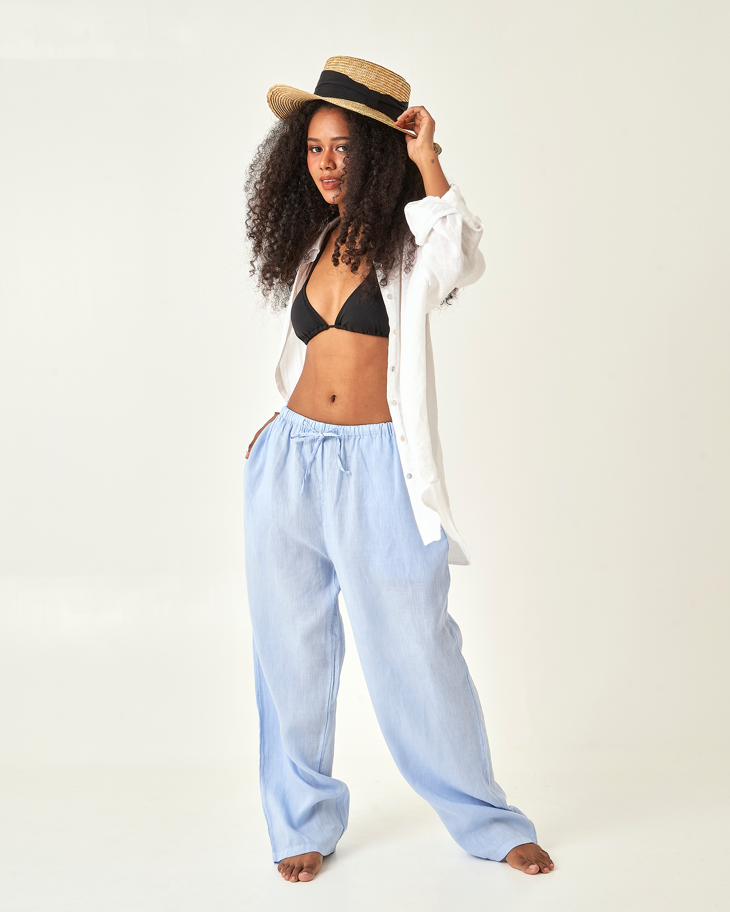 THE WIDE-LEGGED PANTS [cielo]